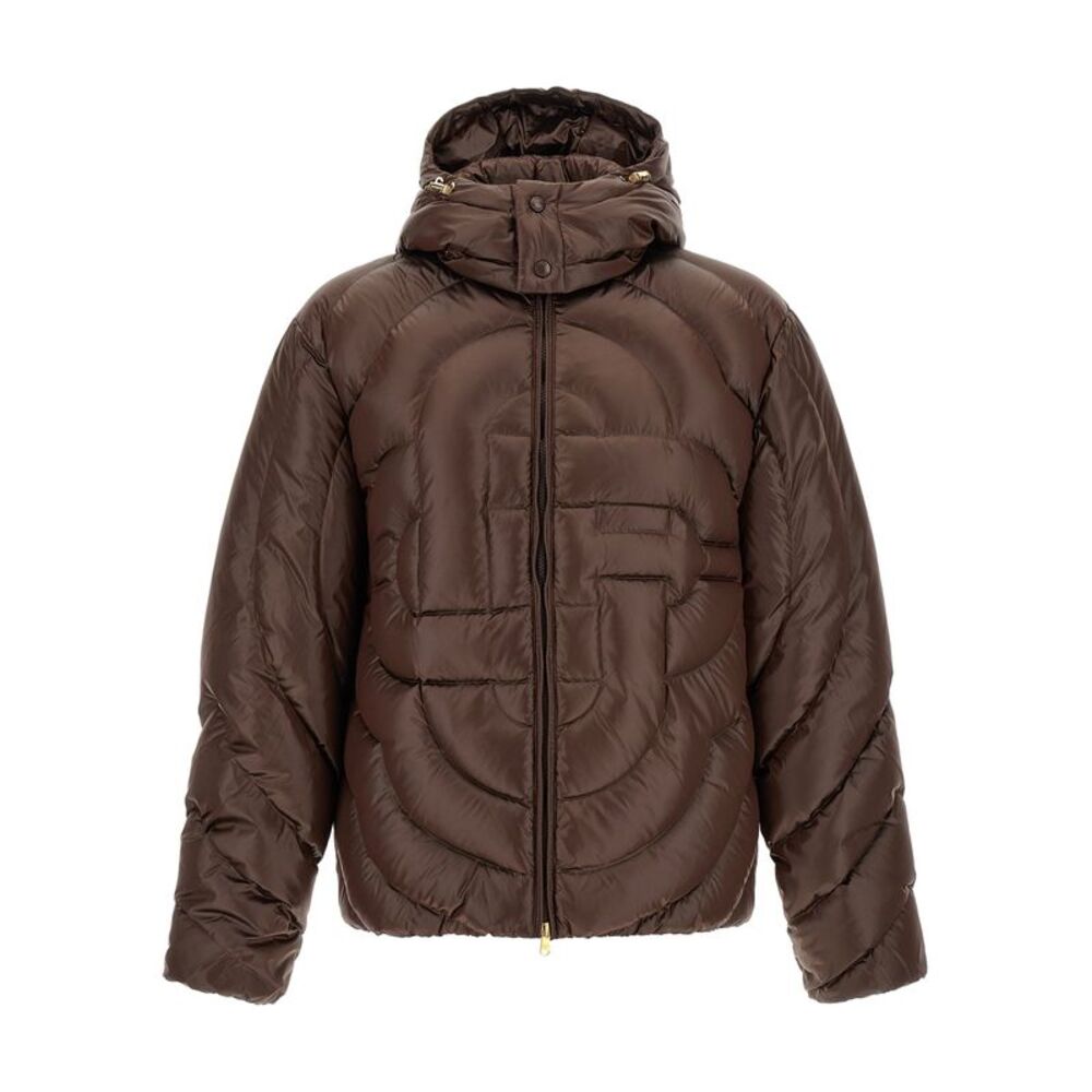 Casablanca Brown Polyamide Full-Length Men's Jacket